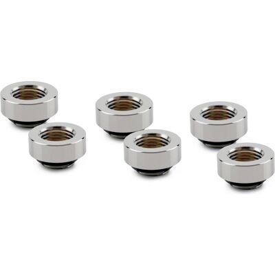 Thermal Grizzly DeltaMate Extender - MF7 Gloss Nickel (6-Pack), Raccord, Argent Thermal Grizzly DeltaMate Extender - MF7 Gloss Nickel (6-Pack), Raccord, Argent