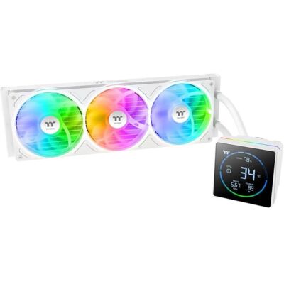 Thermaltake TH360-S V3 ARGB Sync AIO Snow Edition, Refroidissement liquide CPU, Blanc Thermaltake TH360-S V3 ARGB Sync AIO Snow Edition, Refroidissement liquide CPU, Blanc