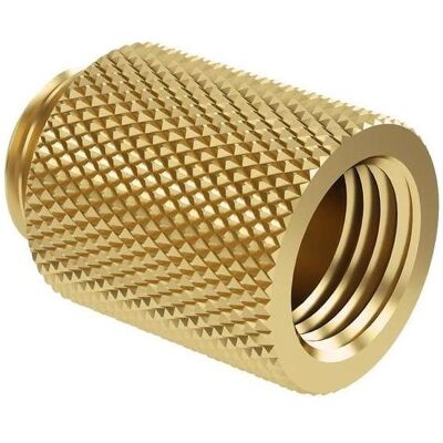 Barrow Rallonge G1/4 pouce droite MF 20 - or, Raccord, Or Barrow Rallonge G1/4 pouce droite MF 20 - or, Raccord, Or