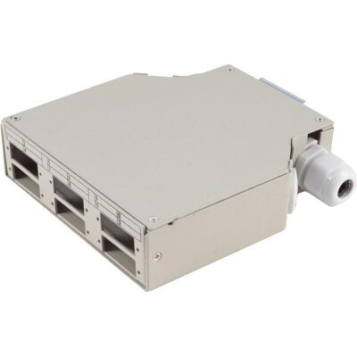 Shiverpeaks S/CONN maximum connectivity Boîtier de distribution fibre optique, métal, 6x, rail DIN, gris, Réseau : accessoires Shiverpeaks S/CONN maximum connectivity Boîtier de distribution fibre optique, métal, 6x, rail DIN, gris, Réseau : accessoires