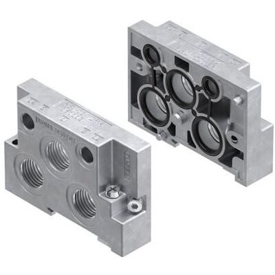 Festo NEV-02-VDMA Maniold End plate kit (Divers), Accessoires électroniques + boîtier, Argent Festo NEV-02-VDMA Maniold End plate kit (Divers), Accessoires électroniques + boîtier, Argent