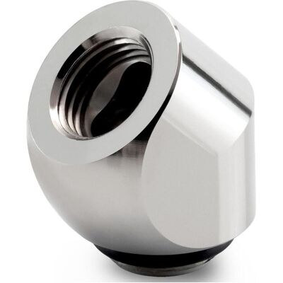 Thermal Grizzly DeltaMate Rotary - 45° Gloss Nickel, Raccord, Argent Thermal Grizzly DeltaMate Rotary - 45° Gloss Nickel, Raccord, Argent