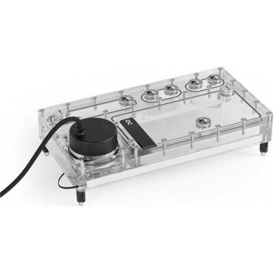 Alphacool AGB Core Distro Plate 280 Links VPP/D5 mit VPP Apex Pumpe, Refroidissement à eau : pompe Alphacool AGB Core Distro Plate 280 Links VPP/D5 mit VPP Apex Pumpe, Refroidissement à eau : pompe
