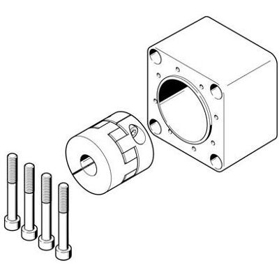 Festo Kit axial 2449341 EAMM-A-D100-120G 1 pc. (Divers), Accessoires électroniques + boîtier Festo Kit axial 2449341 EAMM-A-D100-120G 1 pc. (Divers), Accessoires électroniques + boîtier
