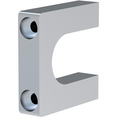 Poignée frontale MultipacPRO - 1U Argent Poignée frontale MultipacPRO - 1U Argent