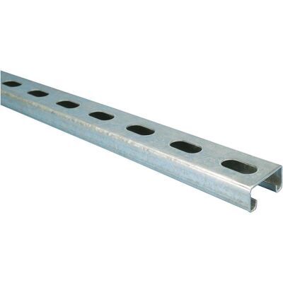 Caddy ERI DC30-1 Profilé en C 41x21mm 3000mm plat électro-galvanisé, Accessoires électroniques + boîtier, Argent Caddy ERI DC30-1 Profilé en C 41x21mm 3000mm plat électro-galvanisé, Accessoires électroniques + boîtier, Argent