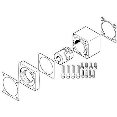 Festo EAMM-A-D60-80P-S1 2218564 KIT AXIAL, Accessoires électroniques + boîtier Festo EAMM-A-D60-80P-S1 2218564 KIT AXIAL, Accessoires électroniques + boîtier