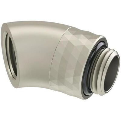 Barrow Dazzle Adapter 45 Grad G1/4 Zoll AG auf G1/4 Zoll IG - drehbar, silber, Raccord, Argent Barrow Dazzle Adapter 45 Grad G1/4 Zoll AG auf G1/4 Zoll IG - drehbar, silber, Raccord, Argent