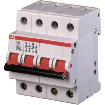 ABB E 204/16G Sectionneur 16A 4 pôles pro M compact, Accessoires électroniques + boîtier, Gris ABB E 204/16G Sectionneur 16A 4 pôles pro M compact, Accessoires électroniques + boîtier, Gris
