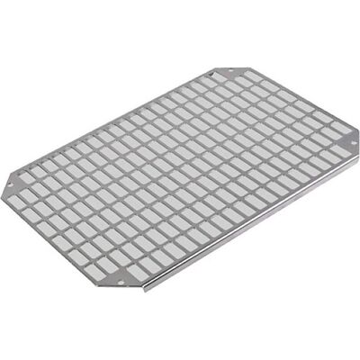 Fibox Mounting plate perforated 450x350x2mm-26x11mm Galvanized steel, Accessoires électroniques + boîtier, Argent Fibox Mounting plate perforated 450x350x2mm-26x11mm Galvanized steel, Accessoires électroniques + boîtier, Argent