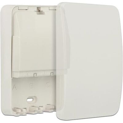 Delock Boîtier vide Keystone : 3 ports gesch. (Support de module Keystone), Réseau : accessoires Delock Boîtier vide Keystone : 3 ports gesch. (Support de module Keystone), Réseau : accessoires