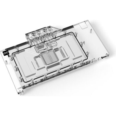Alphacool Bloc de glace Aurora Acrylique GPX-N RTX 4090 Suprim avec backplate, Refroidissement à eau pour GPU Alphacool Bloc de glace Aurora Acrylique GPX-N RTX 4090 Suprim avec backplate, Refroidissement à eau pour GPU