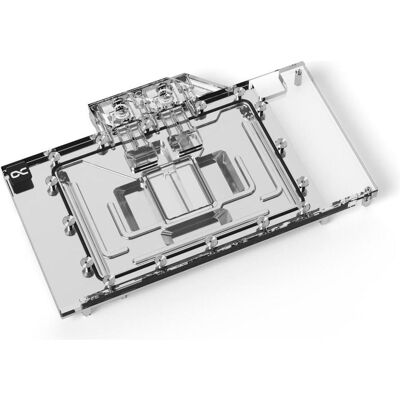 Alphacool Bloc de glace Aurora Geforce RTX 4090 AMP avec plaque arrière, Refroidissement à eau pour GPU Alphacool Bloc de glace Aurora Geforce RTX 4090 AMP avec plaque arrière, Refroidissement à eau pour GPU