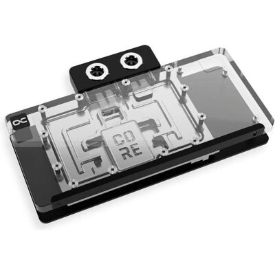Alphacool WAK Core RX 9070 XT Taichi avec plaque arrière, Refroidissement à eau pour GPU Alphacool WAK Core RX 9070 XT Taichi avec plaque arrière, Refroidissement à eau pour GPU