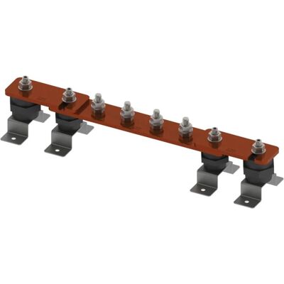 Caddy ERI EEB08C506D2A 8-WAY EARTH BAR DOUBLE DISCONNECTING LINKS, Accessoires électroniques + boîtier Caddy ERI EEB08C506D2A 8-WAY EARTH BAR DOUBLE DISCONNECTING LINKS, Accessoires électroniques + boîtier