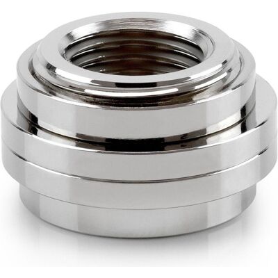Thermal Grizzly DeltaMate Pass Through - Gloss Nickel, Raccord, Argent Thermal Grizzly DeltaMate Pass Through - Gloss Nickel, Raccord, Argent