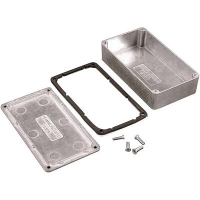 Hammond 1550WB Boîtier universel aluminium 1 pc. (Boîtier), Accessoires électroniques + boîtier, Argent Hammond 1550WB Boîtier universel aluminium 1 pc. (Boîtier), Accessoires électroniques + boîtier, Argent