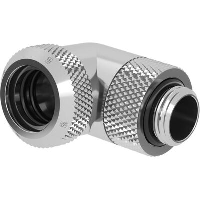 Barrow Adaptateur Multi-Link Raccord 90 degrés G1/4 pouce mâle vers 14mm AD Hardtube - pivotant, argent, Raccord, Argent Barrow Adaptateur Multi-Link Raccord 90 degrés G1/4 pouce mâle vers 14mm AD Hardtube - pivotant, argent, Raccord, Argent