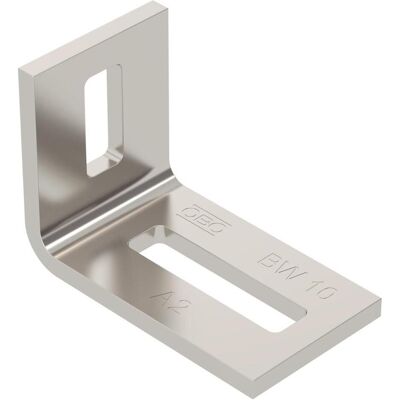 OBO Bettermann Équerre de fixation, Accessoires électroniques + boîtier, Argent OBO Bettermann Équerre de fixation, Accessoires électroniques + boîtier, Argent