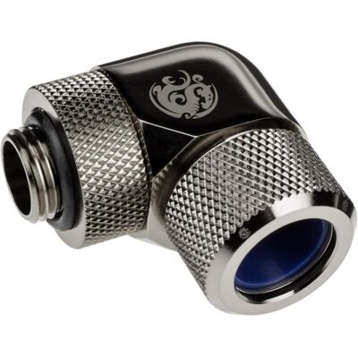 Bitspower Adaptateur Advanced Multi-Link Raccord 90 degrés G1/4 pouce M sur 14mm AD Hardtube - pivotant, Raccord pour refroidissement à eau : accessoires, Noir Bitspower Adaptateur Advanced Multi-Link Raccord 90 degrés G1/4 pouce M sur 14mm AD Hardtube - pivotant, Raccord pour refroidissement à eau : accessoires, Noir