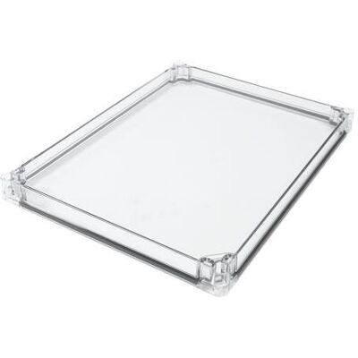 Ensto Vaegskab Cubo C og P låg, transparent, polycarbonate 300 x 400 x 30 mm, ekskl. Skruer (Boîtier), Accessoires électroniques + boîtier, Transparent Ensto Vaegskab Cubo C og P låg, transparent, polycarbonate 300 x 400 x 30 mm, ekskl. Skruer (Boîtier), Accessoires électroniques + boîtier, Transparent