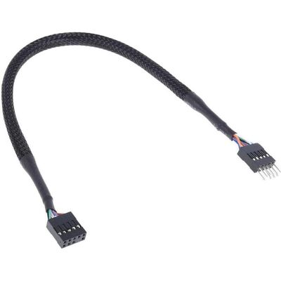 Phobya Rallonge audio HD femelle/mâle 30cm - Noir, Carte mère : accessoires Phobya Rallonge audio HD femelle/mâle 30cm - Noir, Carte mère : accessoires