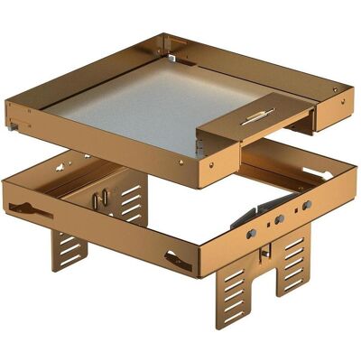 Boîte électrique carrée en laiton OBO Bettermann - 200x200mm - Nivellierbar Boîte électrique carrée en laiton OBO Bettermann - 200x200mm - Nivellierbar