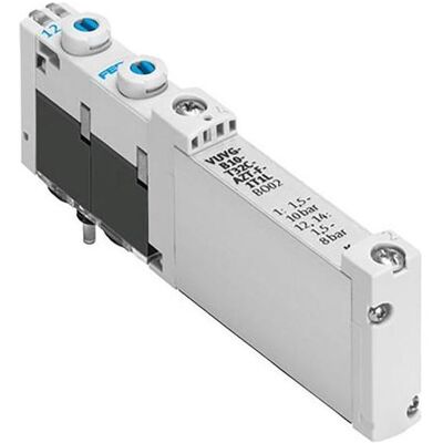 Festo VUVG 2x3/2 Solenoid Valve, 10mm, T1 Plug (Boîtier), Accessoires électroniques + boîtier Festo VUVG 2x3/2 Solenoid Valve, 10mm, T1 Plug (Boîtier), Accessoires électroniques + boîtier