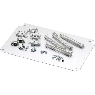 Fibox MB 12225 AL Montagesatz Metall 1 St., Accessoires électroniques + boîtier, Argent Fibox MB 12225 AL Montagesatz Metall 1 St., Accessoires électroniques + boîtier, Argent