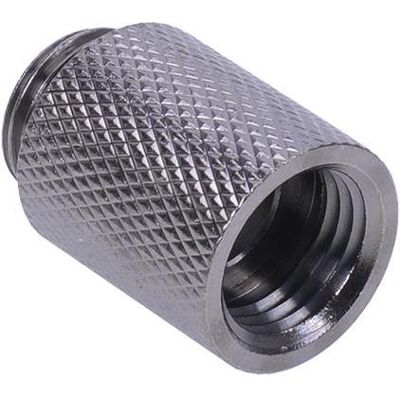 Aquatuning Extension G1/4 à G1/4 25mm moletée nickel noir, Raccord pour refroidissement à eau : accessoires, Noir Aquatuning Extension G1/4 à G1/4 25mm moletée nickel noir, Raccord pour refroidissement à eau : accessoires, Noir