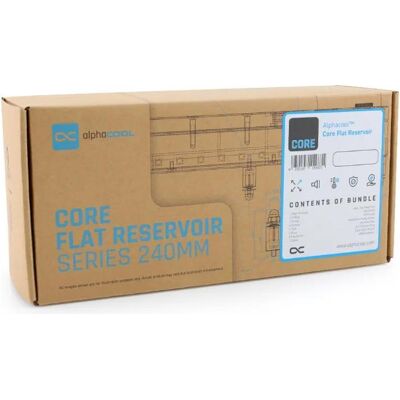 Alphacool Conditions générales de vente Core Flat Reservoir 240 Right D5/VPP, Réservoir de compensation Alphacool Conditions générales de vente Core Flat Reservoir 240 Right D5/VPP, Réservoir de compensation