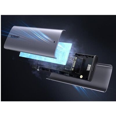 Boîtier SSD Ugreen CM767 M.2 NVMe/SATA - 2TB USB-C 3.1 Boîtier SSD Ugreen CM767 M.2 NVMe/SATA - 2TB USB-C 3.1