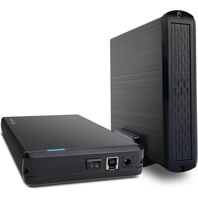 Fantec DB-G35U3-6G noir 3,5 SATA, USB 3.0, 6G, connecteur USB-B Aluminium, Boîtier pour disques durs, Noir Fantec DB-G35U3-6G noir 3,5 SATA, USB 3.0, 6G, connecteur USB-B Aluminium, Boîtier pour disques durs, Noir