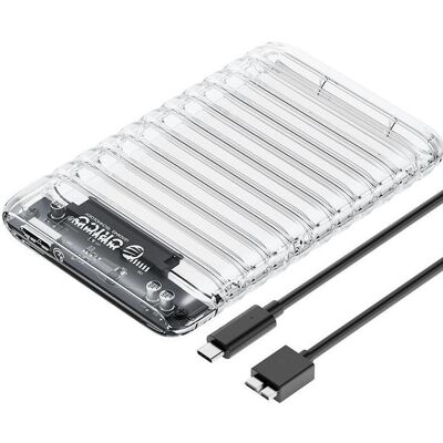 Orico Boîtier externe pour disque dur 2,5", USB 3.0 (2.5"), Boîtier pour disques durs, Transparent Orico Boîtier externe pour disque dur 2,5", USB 3.0 (2.5"), Boîtier pour disques durs, Transparent