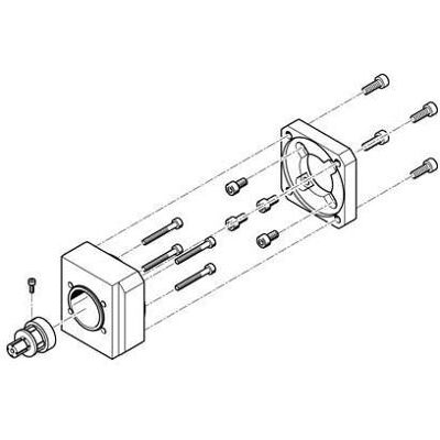 Festo EAMM-A-L27-40G 557974 Kit axial, Accessoires électroniques + boîtier Festo EAMM-A-L27-40G 557974 Kit axial, Accessoires électroniques + boîtier