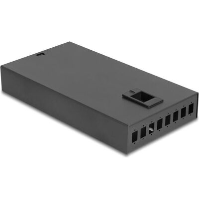 Delock Fibre optique Desktop Terminal Box 8 ports pour 8 x SC Simplex (Boîte de jonction), Réseau : accessoires Delock Fibre optique Desktop Terminal Box 8 ports pour 8 x SC Simplex (Boîte de jonction), Réseau : accessoires
