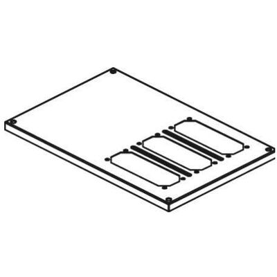 Cubic Daeksel, flangehul, 2 x 3 modul, 374 x 566 mm LxH (Boîtier), Accessoires électroniques + boîtier Cubic Daeksel, flangehul, 2 x 3 modul, 374 x 566 mm LxH (Boîtier), Accessoires électroniques + boîtier