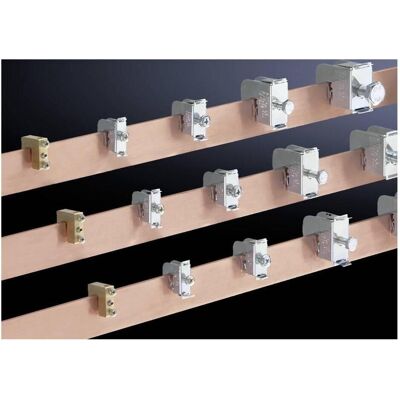 Rittal Bornes de connexion pour conducteurs (paquet de 15), Accessoires électroniques + boîtier, Argent Rittal Bornes de connexion pour conducteurs (paquet de 15), Accessoires électroniques + boîtier, Argent