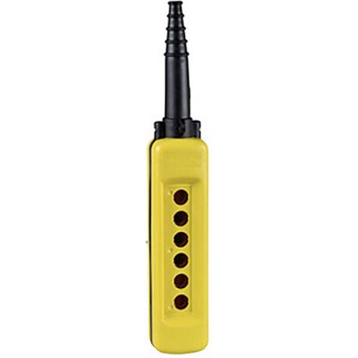Schneider Electric XACA06H7 - Boîtier de station suspendu jaune - IP65 Schneider Electric XACA06H7 - Boîtier de station suspendu jaune - IP65