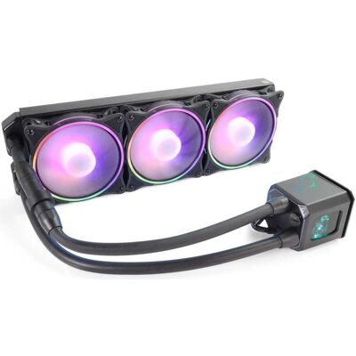 Alphacool Eisbaer Aurora 360mm CPU - Noir ARGB V1.1, Refroidissement liquide CPU, Noir Alphacool Eisbaer Aurora 360mm CPU - Noir ARGB V1.1, Refroidissement liquide CPU, Noir