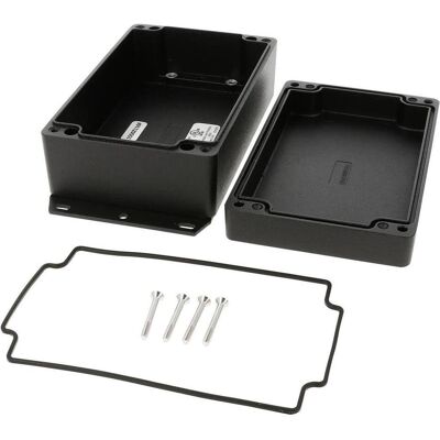 Hammond 1550Z116FBK Universal-Gehäuse 161 x 100 60 Aluminium Druckguss Schwarz (Boîtier), Accessoires électroniques + boîtier, Noir Hammond 1550Z116FBK Universal-Gehäuse 161 x 100 60 Aluminium Druckguss Schwarz (Boîtier), Accessoires électroniques + boîtier, Noir