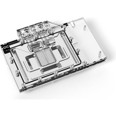 Alphacool Bloc de glace Aurora Acrylique GPX-N RTX 4090 Founders Edition avec plaque arrière, Refroidissement à eau pour GPU Alphacool Bloc de glace Aurora Acrylique GPX-N RTX 4090 Founders Edition avec plaque arrière, Refroidissement à eau pour GPU