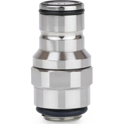 Thermal Grizzly DeltaMate Quick Disconnect Male - M Gloss Nickel, Raccord, Argent Thermal Grizzly DeltaMate Quick Disconnect Male - M Gloss Nickel, Raccord, Argent
