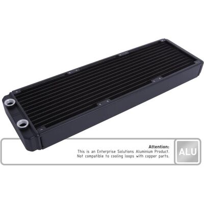 Alphacool Alpha ES Aluminium 360 mm T38 Industrie 1021481 (120 mm), Radiateur pour refroidissement à eau, Noir Alphacool Alpha ES Aluminium 360 mm T38 Industrie 1021481 (120 mm), Radiateur pour refroidissement à eau, Noir