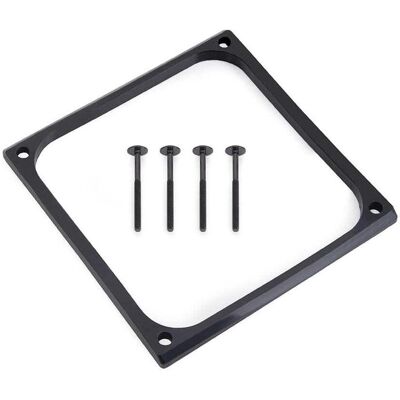 Alphacool Shroud & découplage 120mm (7mm d'épaisseur) incl. 4x vis M3x37mm, Raccord pour refroidissement à eau : accessoires, Noir Alphacool Shroud & découplage 120mm (7mm d'épaisseur) incl. 4x vis M3x37mm, Raccord pour refroidissement à eau : accessoires, Noir