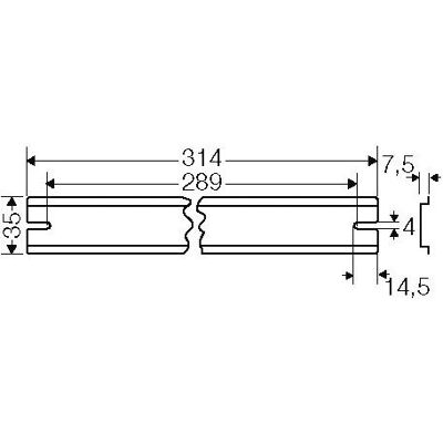 Hensel Rail de support, Accessoires électroniques + boîtier, Argent Hensel Rail de support, Accessoires électroniques + boîtier, Argent