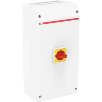 ABB OTE 90A3B OTE90A3B, disjoncteur de protection CEM 45 kW/400 V, tripolaire kW/400 V, tripolaire, Accessoires électroniques + boîtier, Rouge ABB OTE 90A3B OTE90A3B, disjoncteur de protection CEM 45 kW/400 V, tripolaire kW/400 V, tripolaire, Accessoires électroniques + boîtier, Rouge