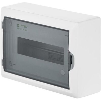 Elektro-Plast Tableau électrique modulaire 1x12 n (Boîtier), Accessoires électroniques + boîtier, Blanc, Transparent Elektro-Plast Tableau électrique modulaire 1x12 n (Boîtier), Accessoires électroniques + boîtier, Blanc, Transparent