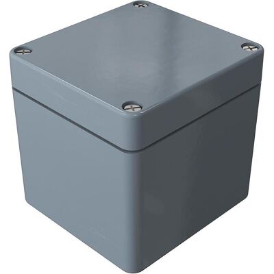 Rose Boîtier Polyester IP66 75x80x75mm (Boîtier), Accessoires électroniques + boîtier, Gris Rose Boîtier Polyester IP66 75x80x75mm (Boîtier), Accessoires électroniques + boîtier, Gris