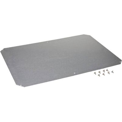 Fibox Mounting plate 630x430x2 mm Galvanized steel for size 700x500x300, Accessoires électroniques + boîtier, Argent Fibox Mounting plate 630x430x2 mm Galvanized steel for size 700x500x300, Accessoires électroniques + boîtier, Argent